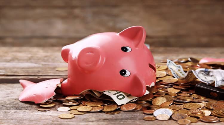 401k loan broke piggy bank
