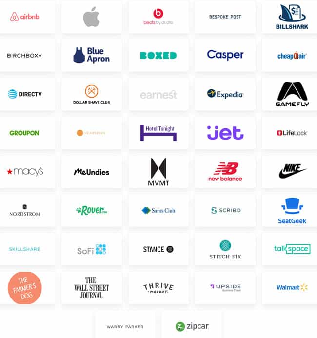acorns found money partners