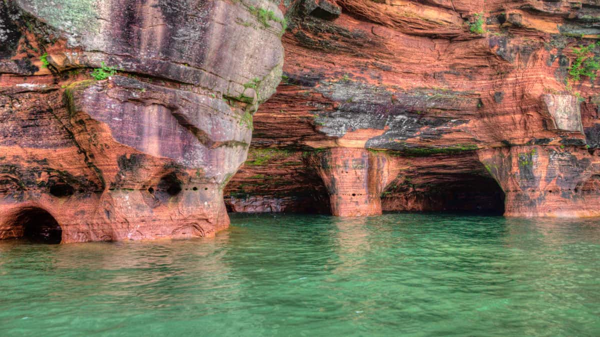 Apostle Island National Park Sea Caves