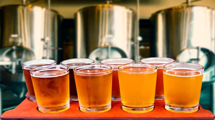 beer on tap