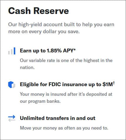 Betterment Everyday Cash Reserve