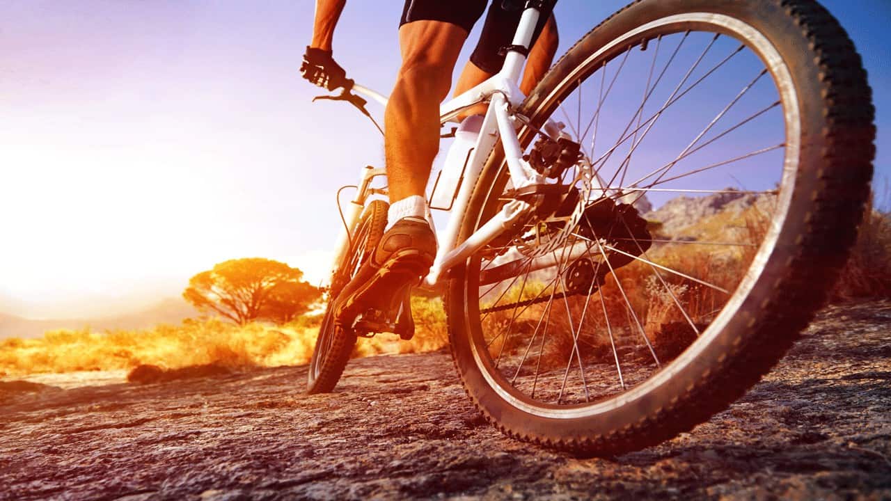 biking