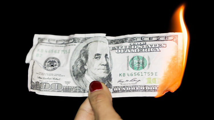 burning cash