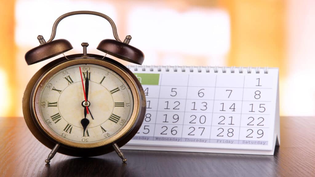 clock and calendar