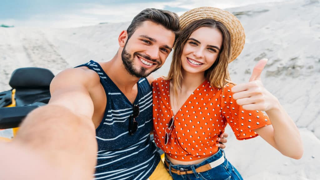couple selfie