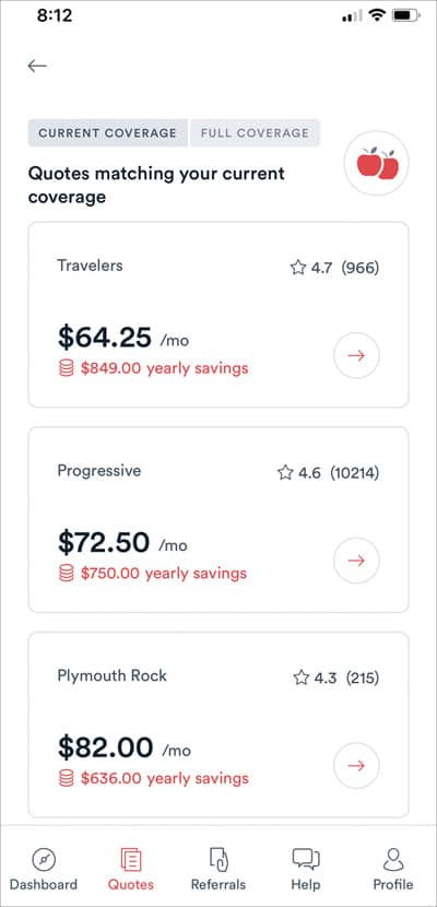 Current Coverage Auto Insurance