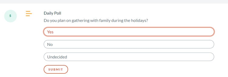 Daily Poll