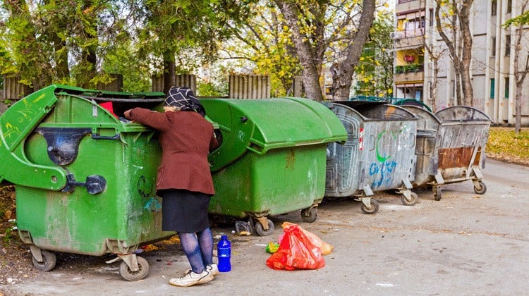 dumpster diving
