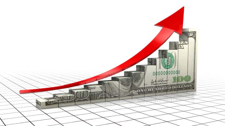 increased earnings chart