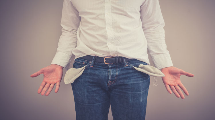 lack of savings