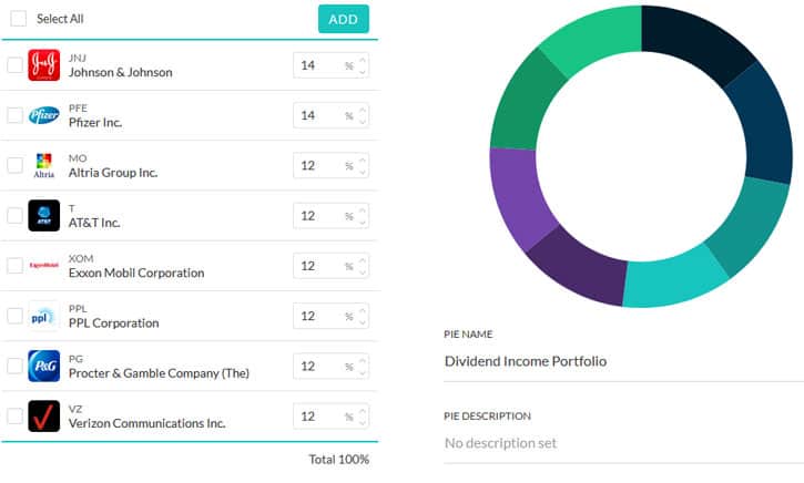 m1 finance dividend portfolio