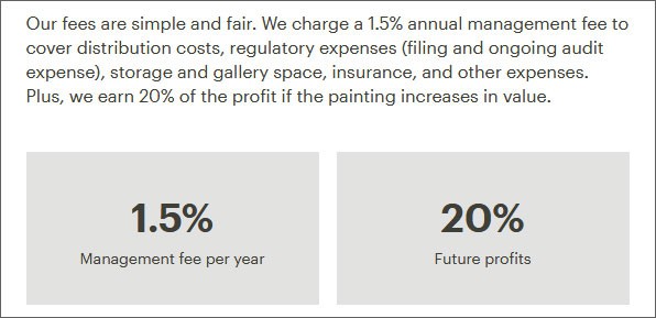 Masterworks.io Fees