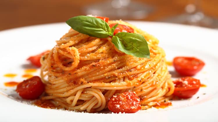 plate of pasta
