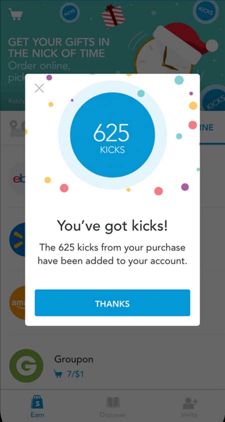 Shopkick Online Shopping Reward