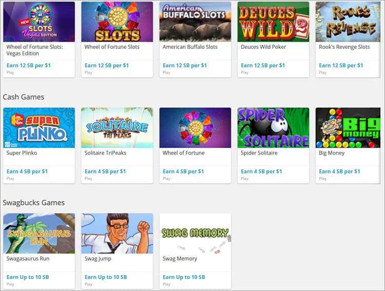 Swagbucks Games