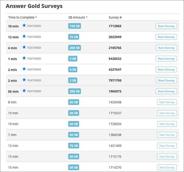 Swagbucks Surveys