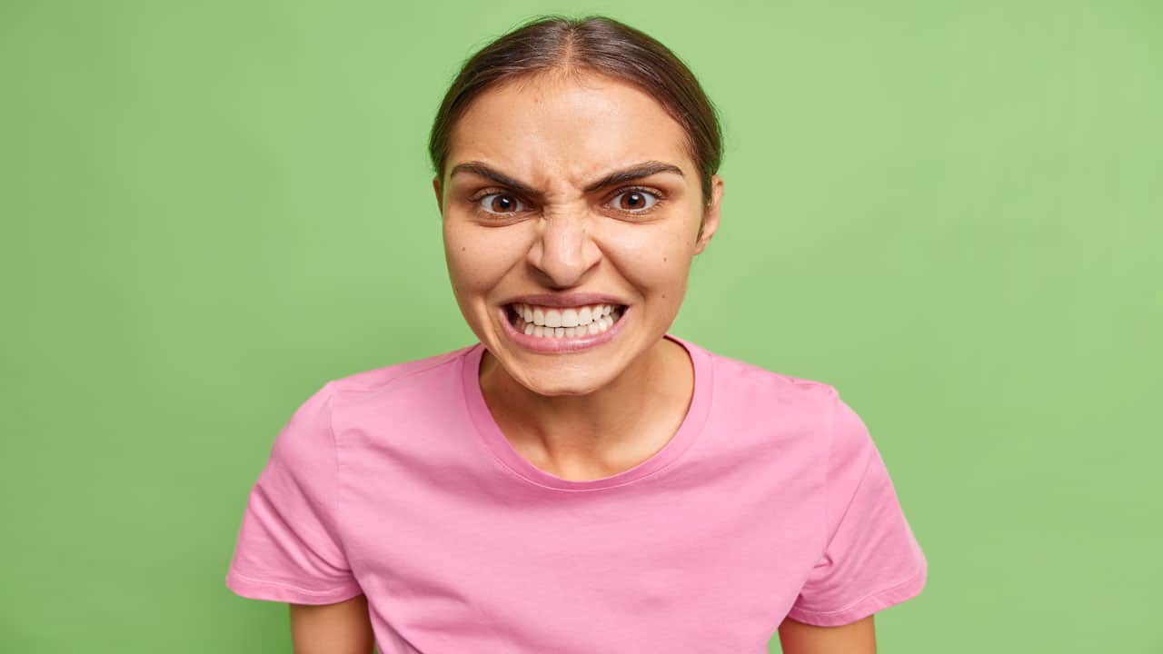 upset woman