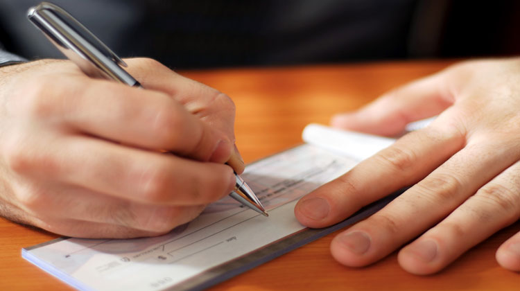 using a starter check