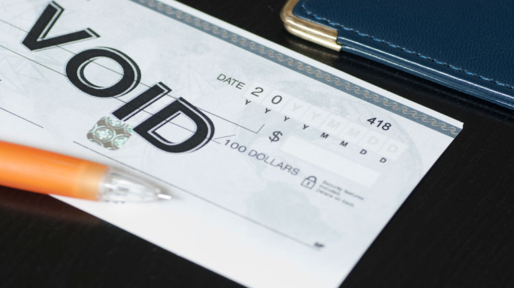 what is a voided check