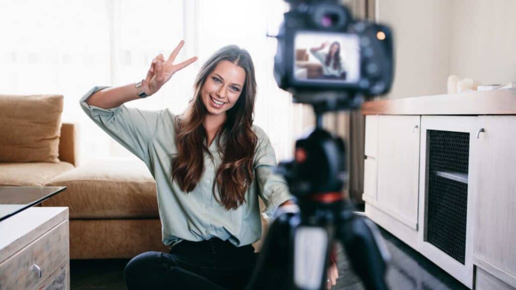 Woman influencer
