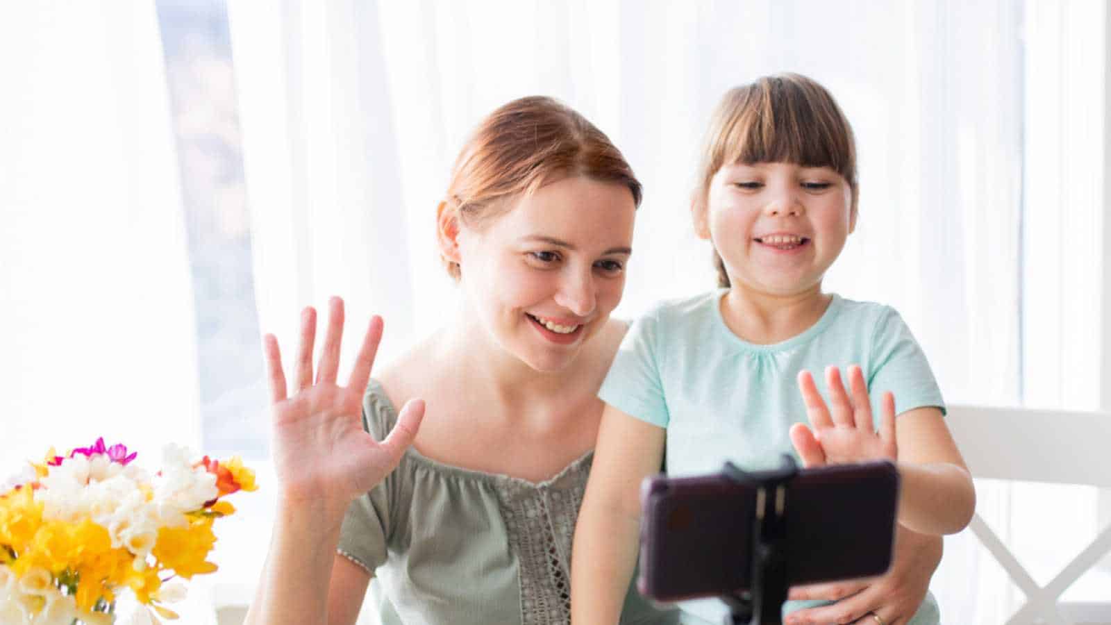 Woman taking videos