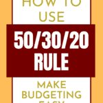 50 30 20 Budget Rule