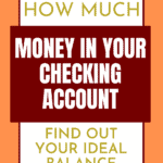 Money In Checking Account