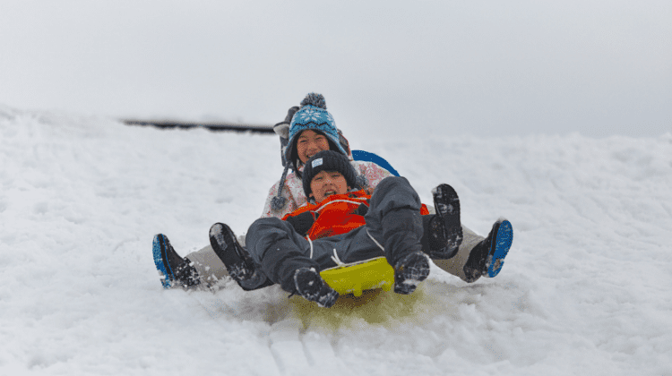sledding