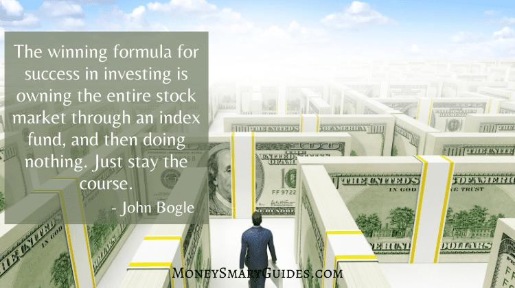 The winning formula for success in investing is owning the entire stock market
